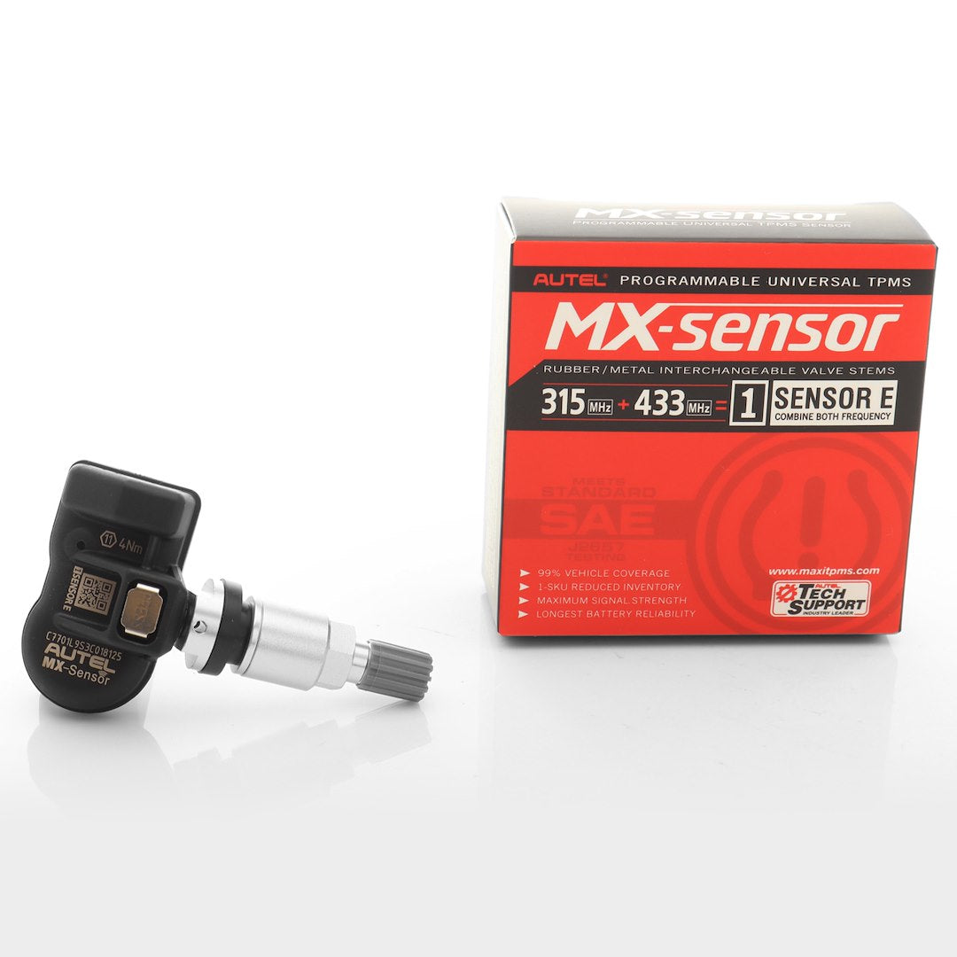 TPMS Autel MX-Sensor E 315+433MHz Metallschaft Silber