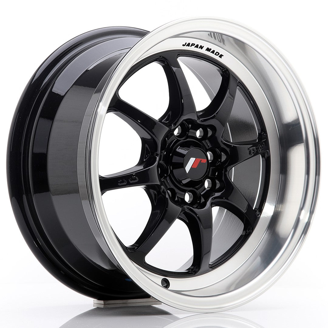 Japan Racing TF2 15x7.5 ET10 4x100/114 Gloss Black
