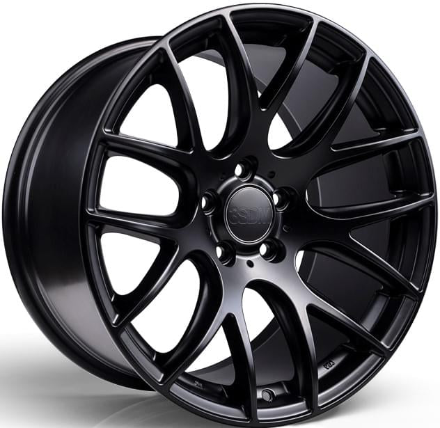 3SDM 0.01 18x9.5 5x100 ET35 Matt Black