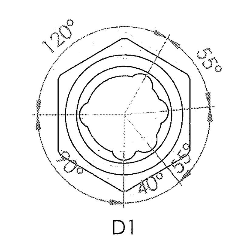 ATB1 Schrauben Ersatzschlüssel D1
