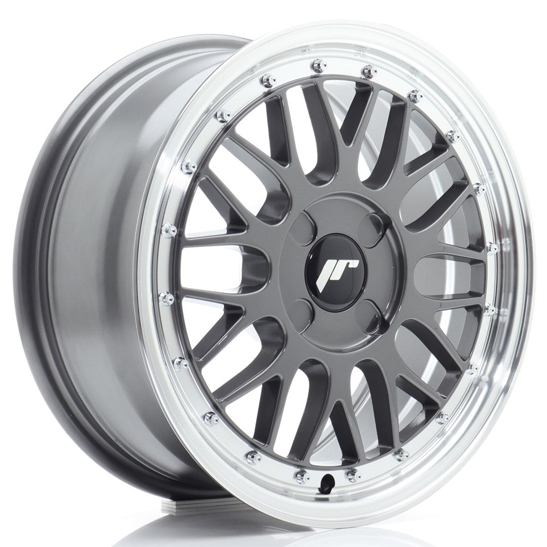 Japan Racing JR23 16x7 ET20-45 4H BLANK Hyper Gray w/ Machined Lip