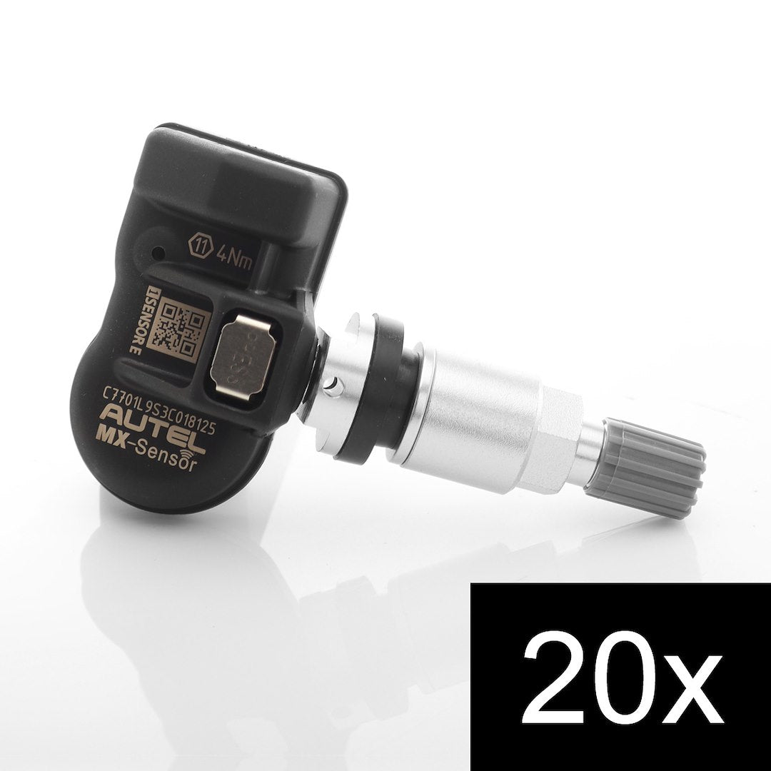 20er Set RDKS Autel MX-Sensor E 315+433MHz Metallschaft Silber